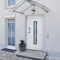 Xichuzi Porta Ingresso Bianca 98x200 cm in PVC,Articoli di ferramenta,Materiali da Costruzione,Porte,Porte di casa-3157075