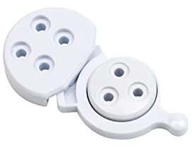 VNSMM Deck Hardware 1 Stück Möbelscharniere Befestigungsbeschlag ABS Tischplattenverbinder Riegelhalterung Befestigungsmaterial Marine Hardware(A)