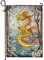 Goldene Gartenflagge für Frühling und Sommer, bunte asiatische Fabelwesen, Outdoor-Dekoration, doppelseitige Rasenflagge für Feiertagsveranstaltungen und Gartendekoration, 30,5 x 45,7 cm