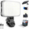 Mapille Lumiere Photo,Lumiere Video CRI 90+,2500-9900K Selfie Light,3 Modes D'éclairage,Lumiere Telephone Selfie,ave Batterie 2000mAh,Eclairage Photo,pour TikTok,Maquillage,Selfie,Vidéoconférence