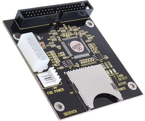 Dasbsug Friendly Card to IDEs 40P Male Adapters for Customs Computer Modifications Home and Studio Environment SDXCs to Ides Adapters