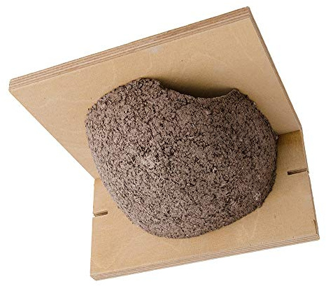 Vivara Kunstnistkasten Mehlschwalbe einzeln (Eingang rechts) - 20 x 16 x 11 cm - Holzbeton + Holz