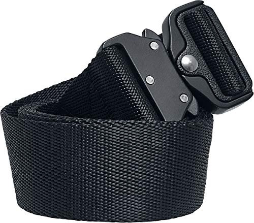 Urban Classics Unisex Wing Buckle Belt G rtel, Schwarz, S-M EU