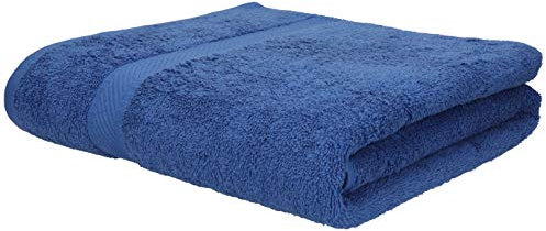 Betz Serviette de Bain Serviette de Douche Palermo Taille 70 x 140 cm 100% Coton Couleur Bleu