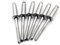 HEAVYTOOL Blindnieten Grip Dorn Ø4,8mm x 10mm (100 Stück) (Klemmbereich 4,0-6,0mm) DIN 7337 A Ähnl. UNI 9200 A EN ISO 1598 Edelstahl V2A AISI 304 Popnieten Nieten Blindniete Edelstahlnieten