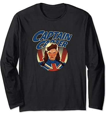 Marvel What If Captain Carter Mug Shot Manche Longue
