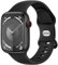 Charlam Compatible con Correa Apple Watch 42mm 44mm 45mm 49mm para Mujeres Hombres, Deportivas de Silicona Correas Compatible con iWatch SE Series 8 7 6 5 4 3 2 1, 42mm/44mm/45mm/49mm, Negro
