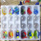 Zonster Pescado Flotante - Acuario Mini Figurilla de Vidrio Soplado a Mano - Lámpara de Peces en Miniatura - Estatuas de Animales