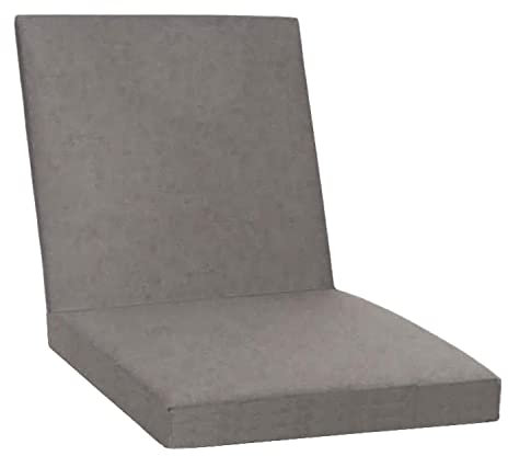 KETTtex Comfort Auflage Niederlehner Taupe Melange I Gartenstuhl Polster 100x50x4cm I KTH2 Sitzauflage weich & robust I Stuhlauflage UV-beständig I wasserabweisendes Sitzkissen I Dessin 2293