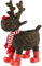 Fargro Christmas Plant Pot Festive Xmas Planter With Lining Paper Home Decoration Cover Decor Wicker Ornaments (43cm Standing Moose Planter With Scarf and Red Boots)
