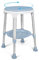 LEACHOI Duschhocker Duschstuhl Höhenverstellbar 42-54 cm und 360° Drehbar Badhocker Duschhilfe Anti-Rutsch Badsitz Mit praktischer Ablagefläche aus Alu und Kunststoff für senioren, Alter, Schwangere