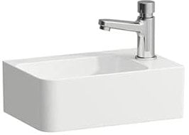 LAUFEN VAL Handwaschbecken, 1 Hahnloch rechts, ohne Überlauf, 340x220mm, H8152807571141, Farbe: weiß matt