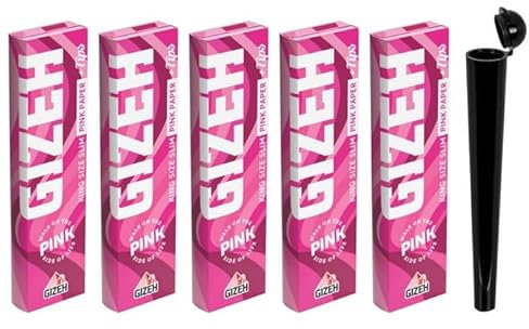 Gizeh All Pink King Size Slim Papes + Tips Inklusive J-Tube und Gratis Crystal Balls (5)