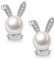Ohrringe Ostern Kaninchen Schmuck Hase Ohrstecker Perle Hasen Ohrringe Silber 925 Mädchen Perlenohrringe Stecker Echt Silber