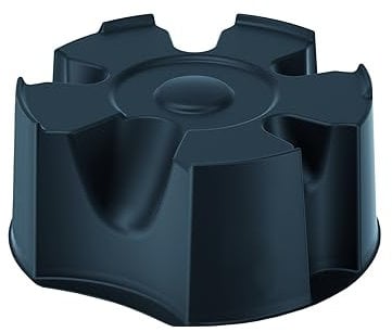 Spetebo Standfuß in anthrazit für Regentonnen bis 240 L - Ø 51 cm - Universal Sockel aus Kunststoff für runde Wassertanks - Regenwassertank Ständer Regensammler Regenfass Halterung