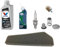 Inspektionsset Wartungsset passend für ATU/Explorer, Baotian BT49QT, Benzhou YY50QT, Flex Tech, Rex RS 400 450 460 500 – Luftfilter, Öl, Zündkerze, Getriebeöl und mehr