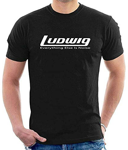 Ludwig T Shirt Drums Drummer Black XL
