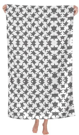Mikrofaser-Strandtuch mit Tiermotiven, Meeresschildkröten, groß, Badetuch für Damen, Kinder, Herren, 81,3 x 132,2 cm