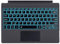 Type Cover for Microsoft Surface Pro Generation 7+ 7 6 5 4 3 Portable Slim Bluetooth Keyboard with Touchpad Tablet Keyboard, 7 Color Backlit, USB Charging (Black)
