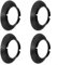 4-teiliges Silikon-Dichtungs-Set, Silikon-Kaffeemühlen-Dichtung, Kaffee-Ersatzring, Dichtungsersatz für Baratza für Encore Kaffeemühlenteile