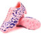 situkeke Scarpe da Calcio Bambino Scarpe da Allenamento Ragazzi Ragazze Scarpe da Calcetto Professionale All'aperto Spike Tacchetti Teenager Unisex Rosa 37 EU