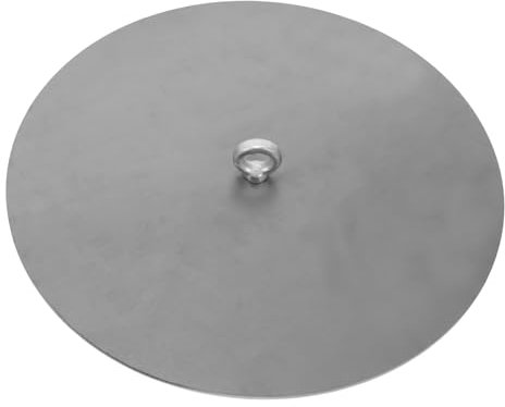 TOGEVAL Tapa De Estufa De Hierro Vintage 23 Cm Diámetro, Chapa Gruesa 2,7 Mm, Resistente y Fácil De Limpiar, para Estufa De Gasificación Doméstica, Cubierta Duradera para Cocina De Leña