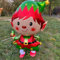 Nine San 2 Stücke Walking Weihnachten Elfen Folienballons Airwalker Elfe Luftballons Airwalk Weihnachtself Weihnachts Party Deko