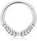 BodyBonita Septum Piercing 16G – 316L Edelstahl Nasenpiercing Nasenring Reifen für Damen Herren Helix Conch Piercings Tragus Daith Knorpel Piercing Silber 8 mm Prospertiy