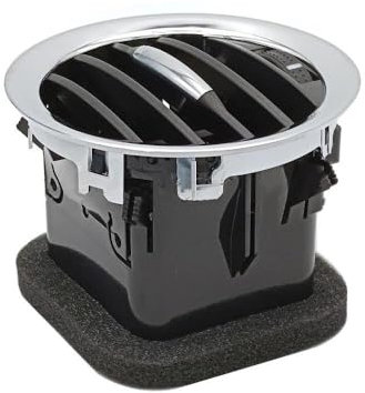 Ventilación de aire acondicionado Para Opel Para Corsa D Para Adam 2201099 13417363 13365420 Salida De Aire Acondicionado Del Tablero Interior Del Automóvil Difusor Aire Acondicionado(1Pc Full Chrome)