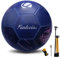 Fantecia Fussball Größe 5 mit Pumpe, Offizielles Spielgewicht Jugend und Erwachsene Professioneller Training Fußball Ball mit Pumpe für Indoor Outdoor
