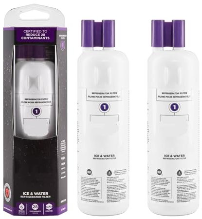 Reemplazo Del Filtro De Agua Del Refrigerador, Compatible Con Whirlpool, EDR1RXD1, W10295370A, 9081, Filtro De Goteo 1, P8RFWB2L, P4RFWB(2pcs)
