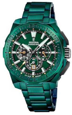 FESTINA CAB.CRONO ACE.ESF.Verd.