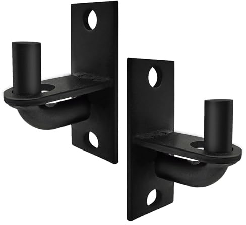 5/8 Pin Heavy Duty Gate Hinges (2 Pack) – Wall Mount Post Hinge for Heavy Wooden & Metal Gates – Thick Steel with Rust-Proof Coating for Farm & Garden Fence