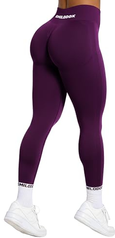 SMILODOX Leggings Damen Booty Scrunch Cetrina, High Waist Seamless Sporthose, Push-up Booty Leggins Blickdicht, Yogahose Damen für Sport Yoga Fitness Gym Workout