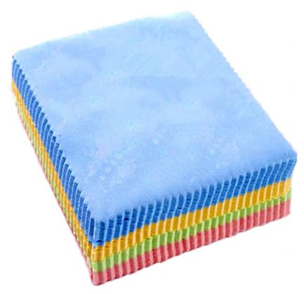 QUXVUIS 100 Stück Brillenputztücher bunt stylisch komfortabel stabil feine Verarbeitung Lange Lebensdauer unverwechselbares Reinigungstuch