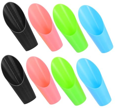 iplusmile 8 pezzi Mini Palette per Bonsai e Piante Grasse Strumenti Portatili per Trapianto e Coltivazione Palette Piccole in Plastica per Giardinaggio di Precisione Colori Vari Rosa Blu