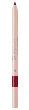Collistar Twist Design Automatischer Lippenkonturenstift, langanhaltend, wasserfest, cremige und verblendbare Textur, Soft-Matt-Finish mit integriertem Anspitzer, Nr. 16 Rubino