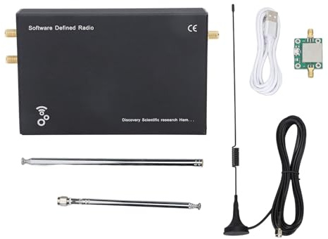 Walfront Open Source Software Defined Radio Aluminiumlegierung SDR Peripherie 1 MHz Bis 6 GHz Frequenzbereich mit USB Programmierbar (Tippe A)