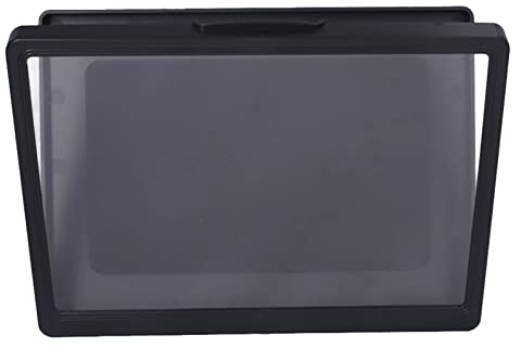 Bathroom Anti Fog Touch Screen Phone Case, with Wall Mount, Sealed Protective Cover for Mobile Phone Tablet Storage, Watch TV While Bathing in Shower (9802B Black)