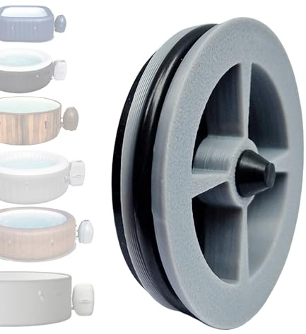 Válvula antirretorno con clip para una conexión, compatible con Lay-Z-Spa, Bestway, Coleman SaluSpa, repuesto de válvula de retención AirJet para bañera de hidromasaje, control de fugas fácil de