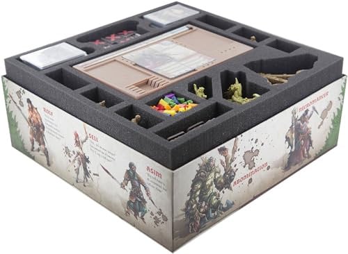 Feldherr Schaumstoff-Set kompatibel mit Zombicide: Green Horde Grundbox