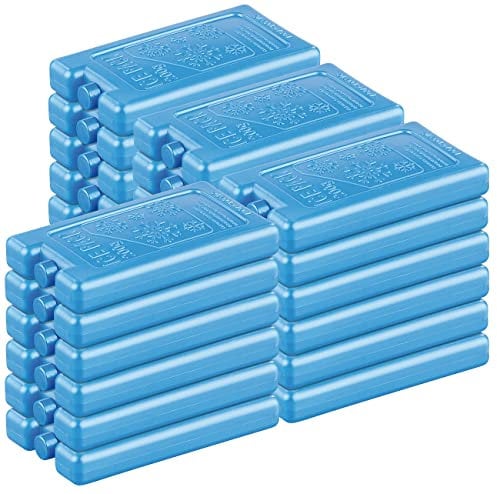 PEARL Kühl-Akkus: 24er-Sparpack Kühlakkus mit je 200g Füllung für bis 12 Stunden Kühlung (Kühlakkus für Kühltaschen, Boxen, Flaschenkühler)