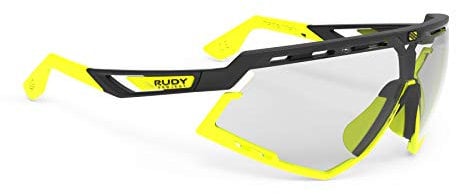 Rudy Project Defender Brille schwarz/gelb 2022 Fahrradbrille