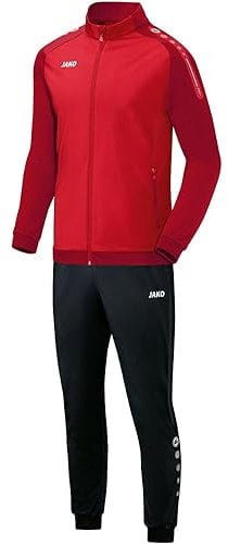 JAKO Herren Champ Trainingsanzug Polyester, rot/dunkelrot, XL