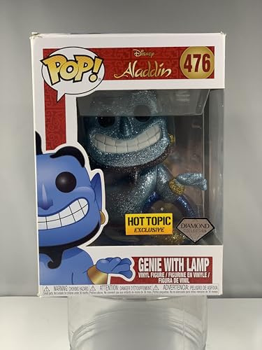 POP Funko Aladdin Vinyl Figure Disney Genie with Lamp 476 Diamond Selection