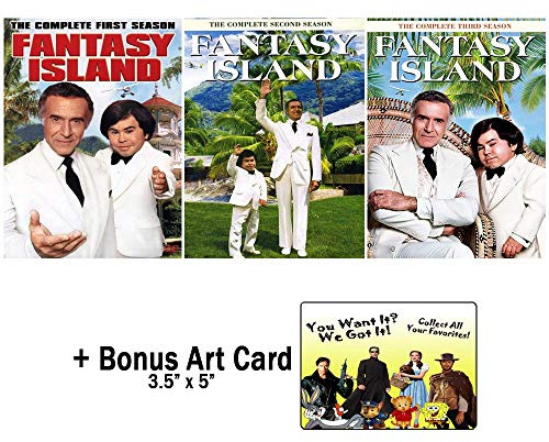 Fantasy Island: Original TV Series Complete Seasons 1-3 DVD Collection + Bonus Art Card