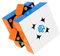 GAN 356X v2, 3x3 Magnetischer Speed Cube Zauberwürfel 356 X ver. 2020 (Stickerlos)