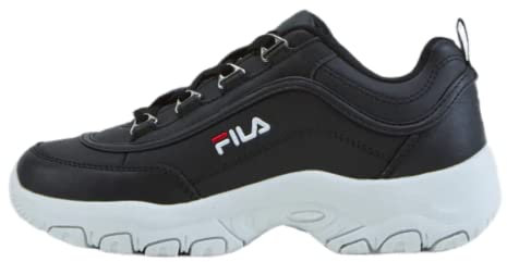 FILA Unisex Kinder Strada Low Teens Sneaker, Black, 37 EU