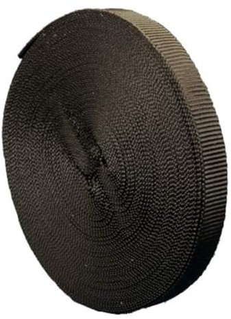 Don Quichotte 900727 Ruban adhésif en tissu Noir 10 m