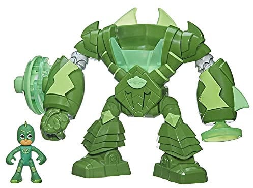 PJ Masks Robo-Gecko Vorschulspielzeug mit Lichtern und Geräuschen für Kinder ab 3 Jahren, enthält Gecko Action-Figur